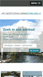 Mobile Screenshot of bootverhuurinnederland.nl